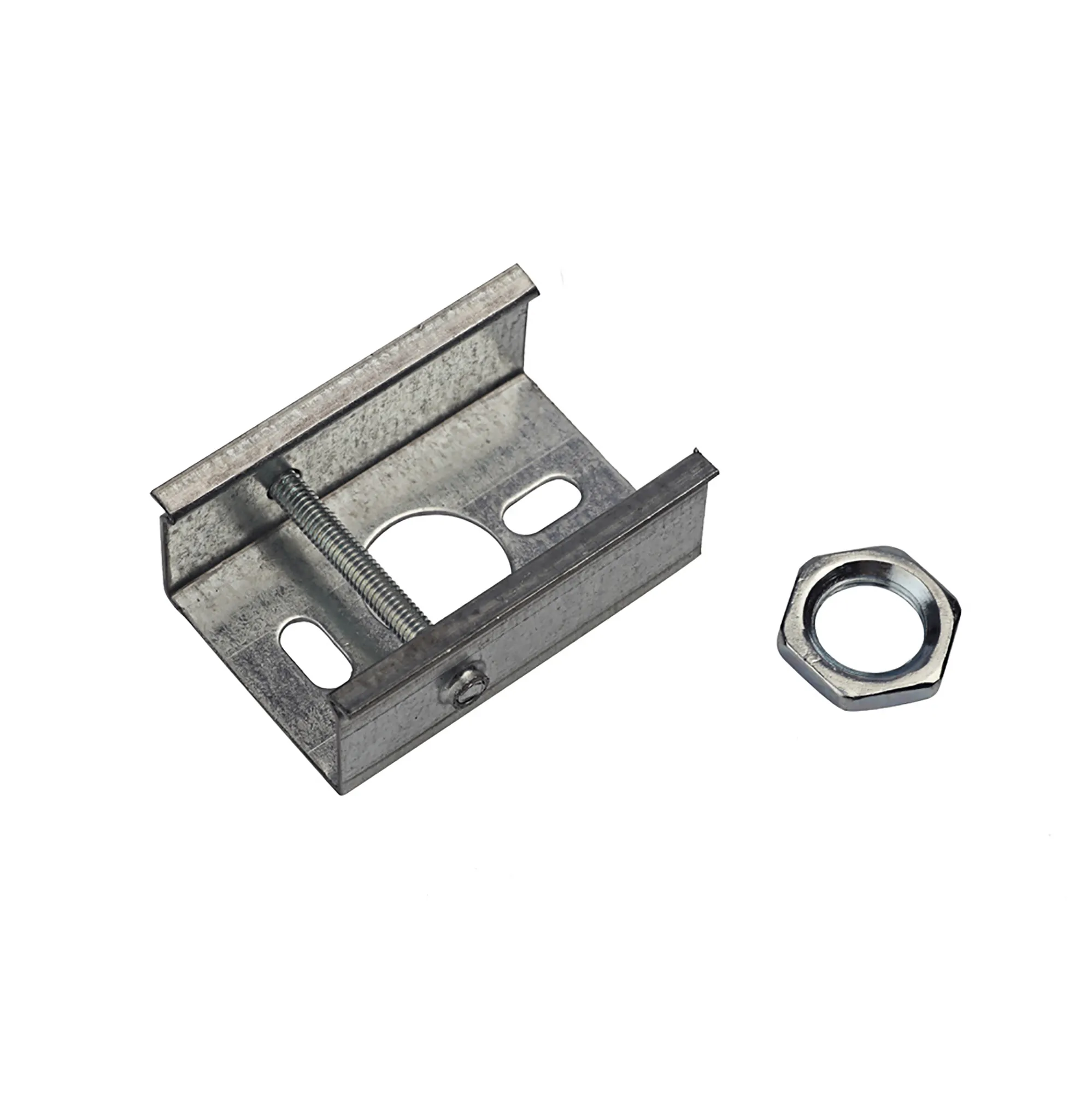 50mm Pendant Clip For Steel Wire/Pendant Rod For 3 Circuit Surface Mounted Track With Data Bus 98-698-0  Eutrac Adapters & Components-Galvanized